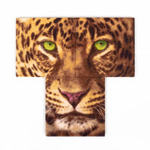 Load image into Gallery viewer, Leopard – Set of 3 embroidered canvases